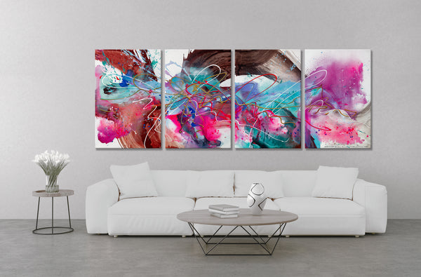 Abstract Painting "Elements of Love"