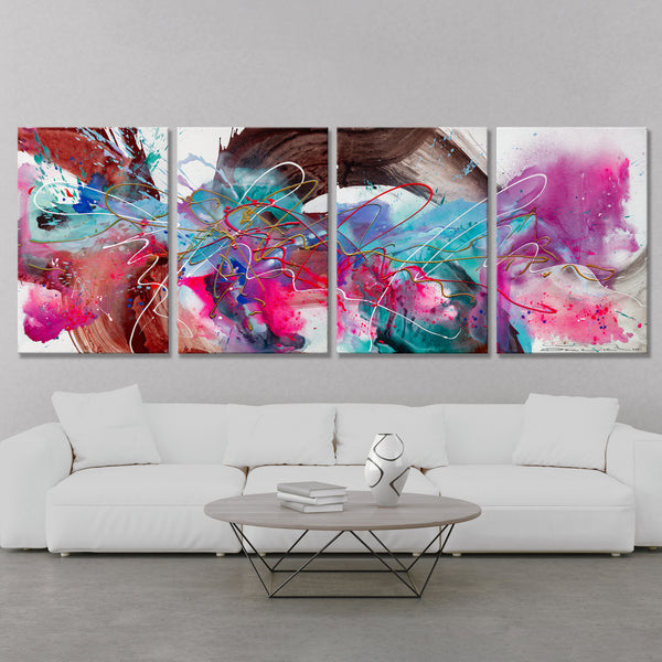 Abstract Painting "Elements of Love"