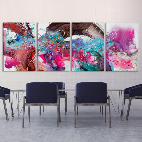 Abstract Painting "Elements of Love"