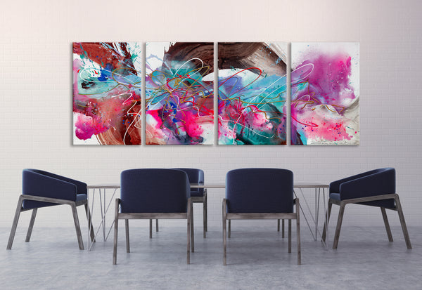 Abstract Painting "Elements of Love"