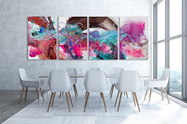 Abstract Painting "Elements of Love"
