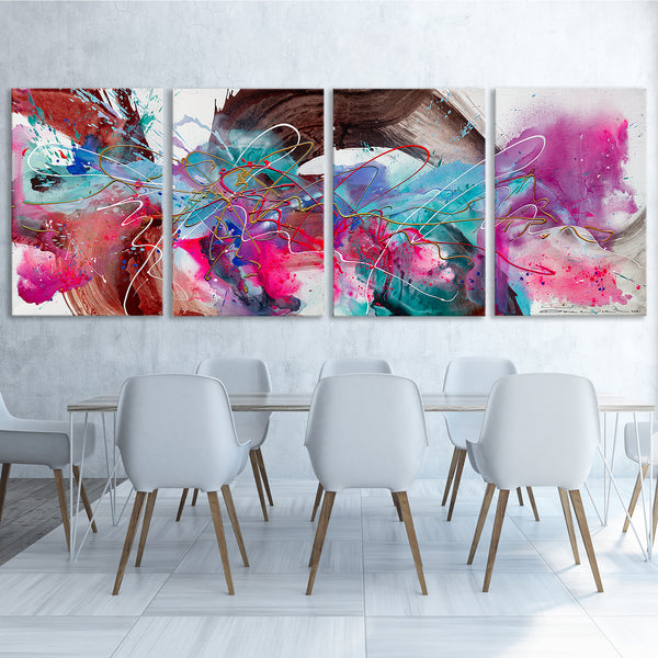 Abstract Painting "Elements of Love"