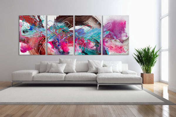 Abstract Painting "Elements of Love"