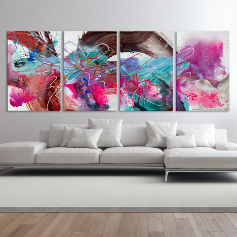 Abstract Painting "Elements of Love"