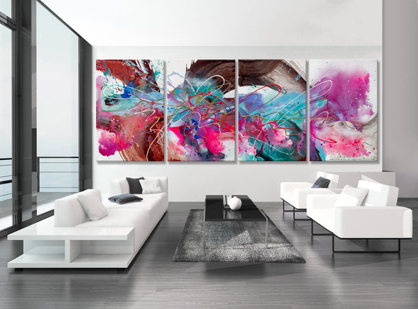 Abstract Painting "Elements of Love"