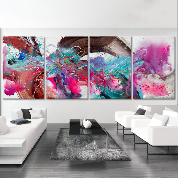 Abstract Painting "Elements of Love"