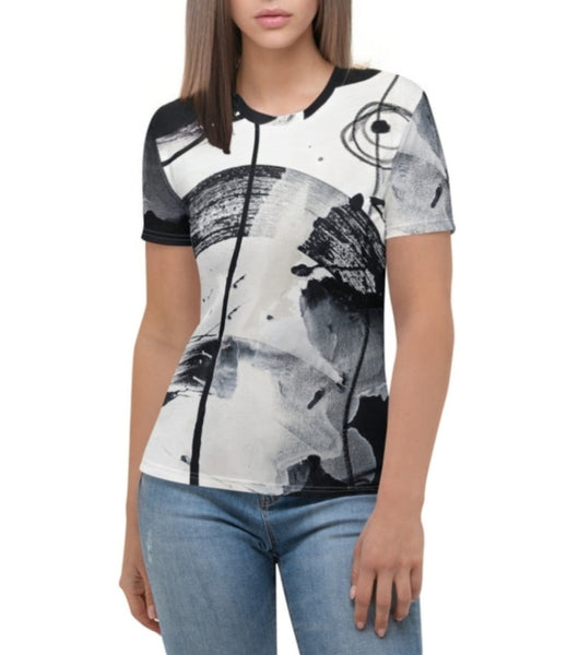 Women's T-shirt  "Modern Black & White 2"