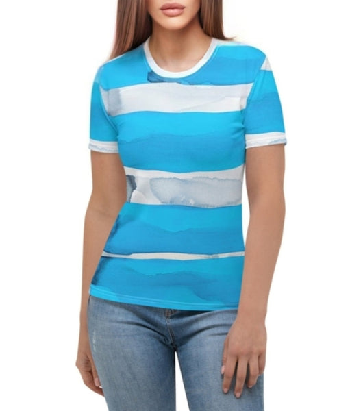 Women's T-shirt "Sea Glass - 1 Pool Blue"