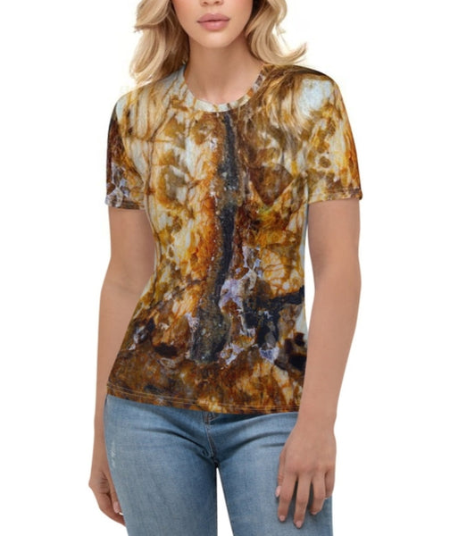 Women's T-shirt "Rust Marble"