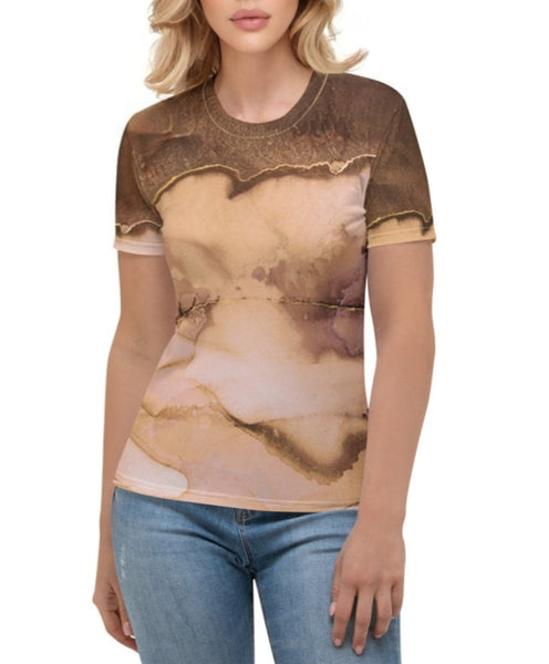 Women's T-shirt "Beautiful Marble - Warm Neutral"
