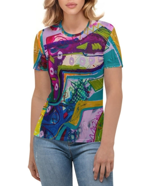Women's T-shirt  "A Vibrant Life 1"