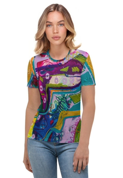 Women's T-shirt  "A Vibrant Life 1"