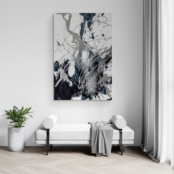 Splash - Black, White, & Gray - 1