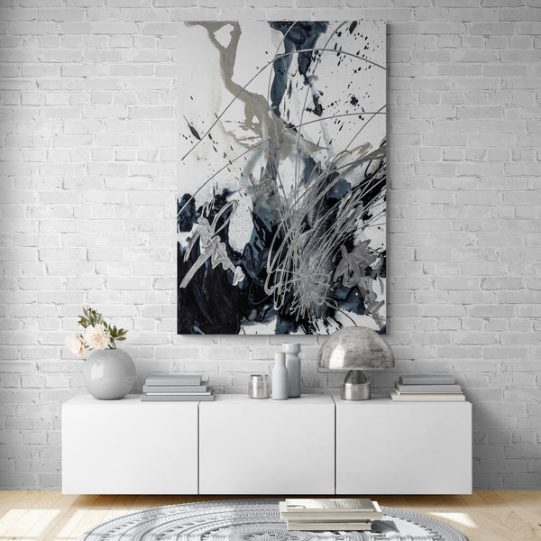 Splash - Black, White, & Gray - 1