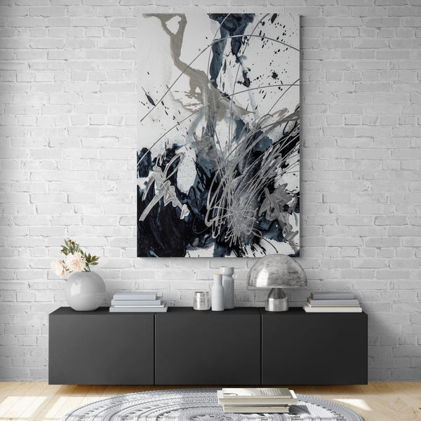 Splash - Black, White, & Gray - 1