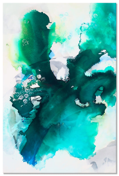 Abstract Wall Art - Tropical Waters 2B