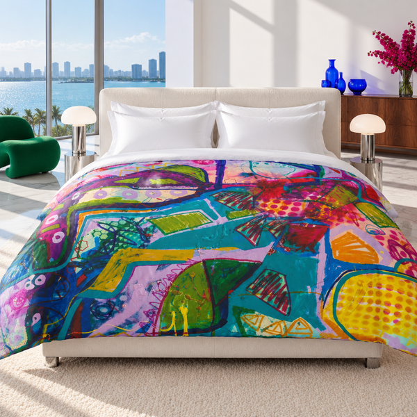 A Vibrant Life 1 in a colorful Miami collector’s suite