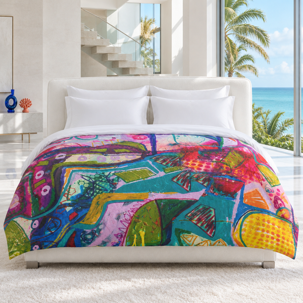 A Vibrant Life 1 in a double-height Miami residence