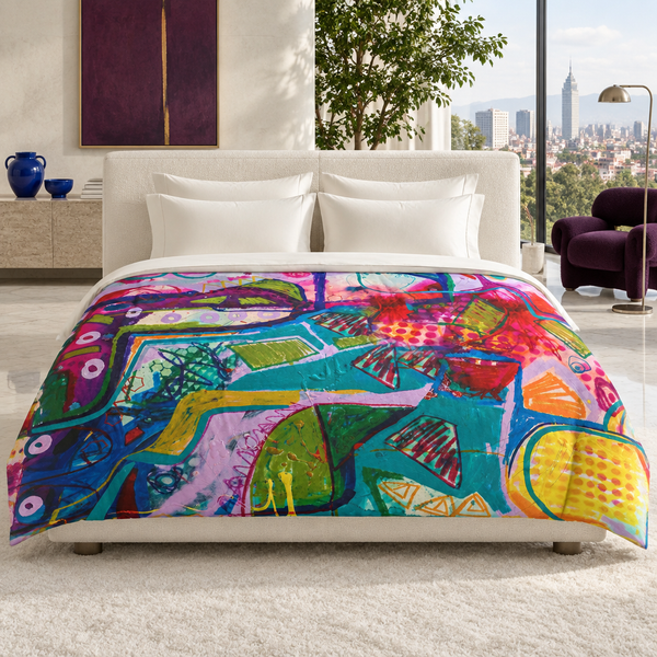 A Vibrant Life 1 in a Mexico City art collector’s penthouse