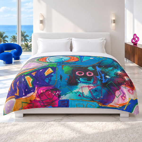 A Vibrant Life 2 in a colorful Miami collector’s suite
