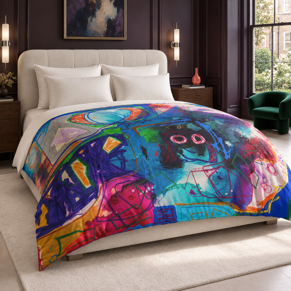 A Vibrant Life 2 in an aubergine London townhouse
