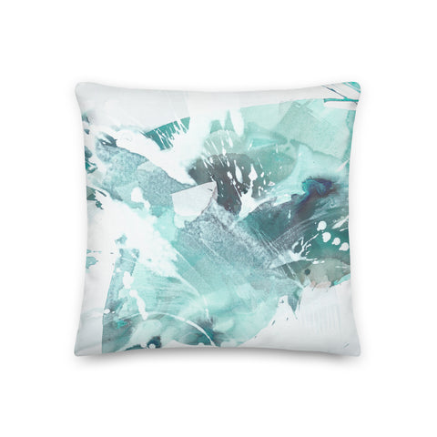 Premium Pillow "Aquatic -2- Sea Glass"