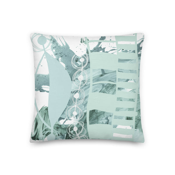 Premium Pillow "Light Seafoam - 1"