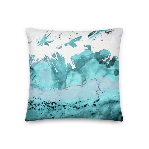 Premium Pillow "Aquatic 2 - 2 Light Aqua"