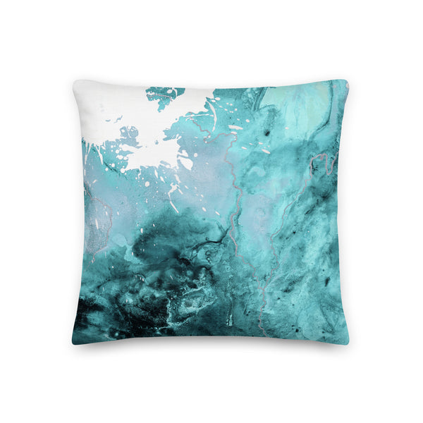 Premium Pillow "Aquatic 2 - 4 Light Aqua"