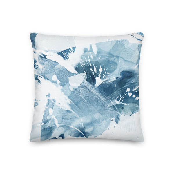 Premium Pillow  "Aquatic 3 Blue"