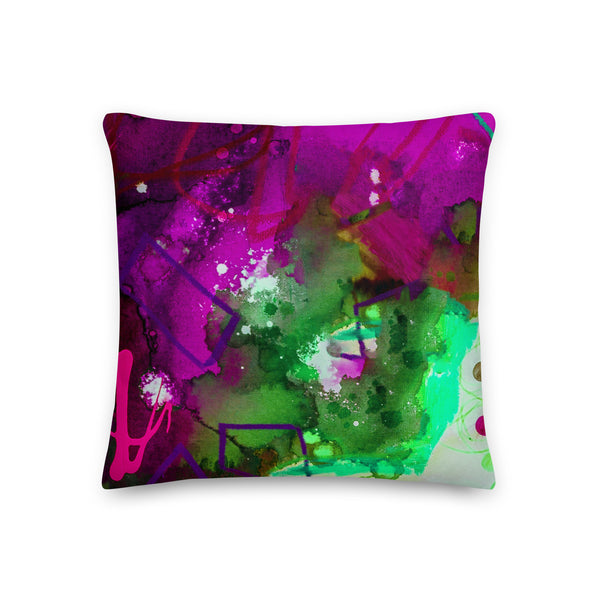Premium Pillow "A Vibrant Life 2- Berry"