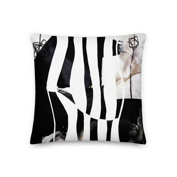 Premium Pillow - "Modern Black & White 2 - 3"