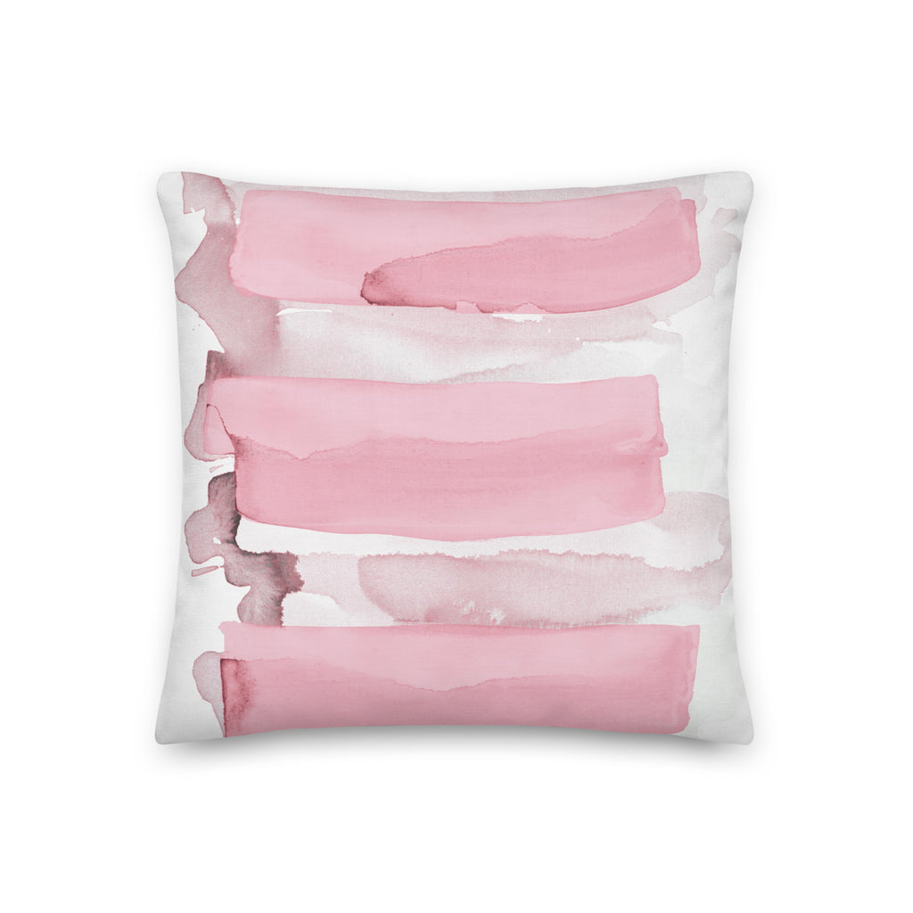 Premium Pillow "Sea Glass - 1 Rose"