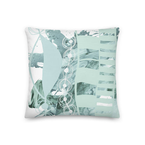 Premium Pillow "Light Seafoam - 1"