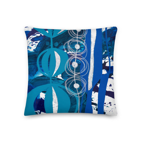 Premium Pillow "Blue - 2"