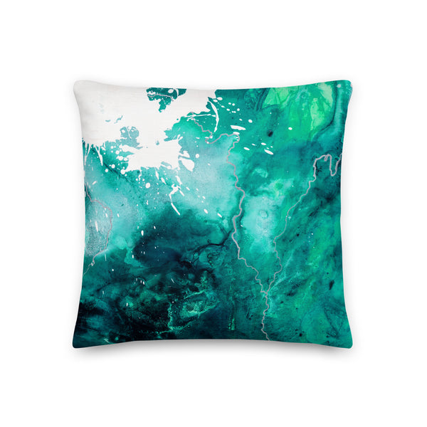 Premium Pillow "Aquatic 2 - 4 Emerald"
