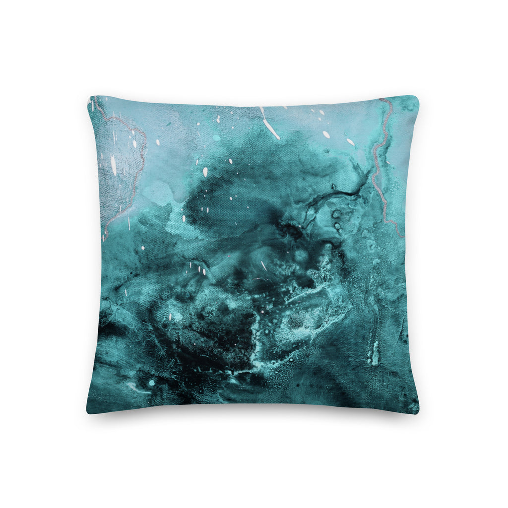 Premium Pillow "Aquatic 2 - 4 Light Aqua"