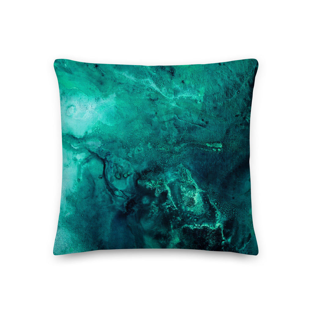 Premium Pillow "Aquatic Emerald"