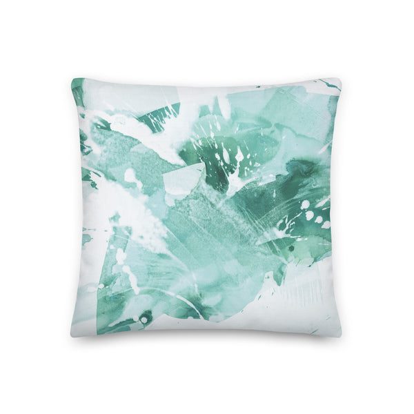 Premium Pillow "Sea Glass Green"