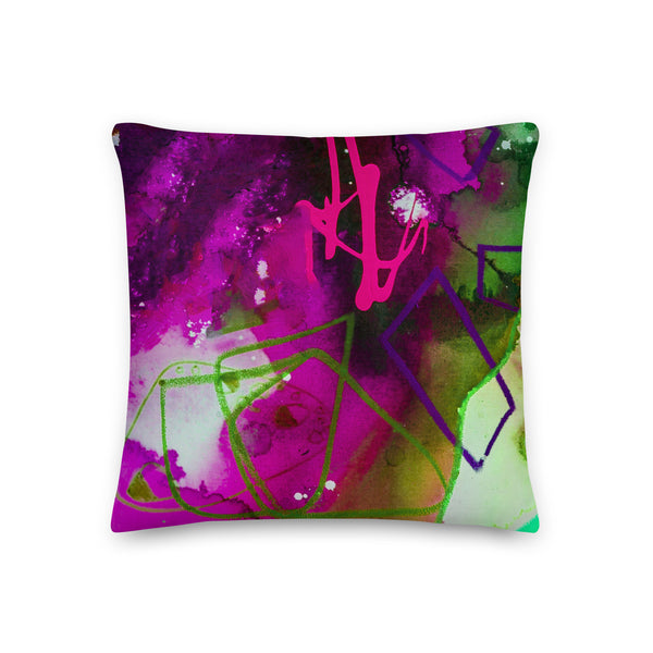 Premium Pillow "A Vibrant Life 2- Berry"