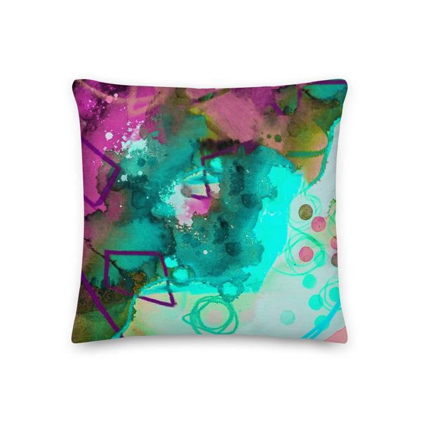 Premium Pillow "A Vibrant Life 2-c"