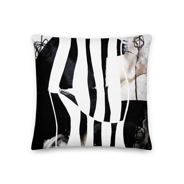 Premium Pillow - "Modern Black & White 2 - 3"