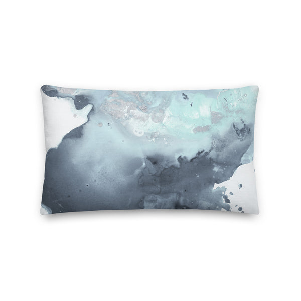 Premium Pillow "Colors of the Sea - Light Seafoam"