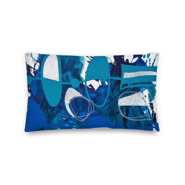 Premium Pillow "Blue - 3"