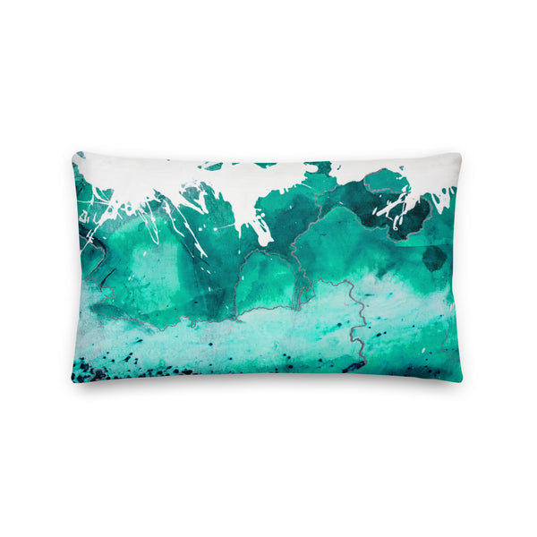 Premium Pillow "Aquatic 2 - 2 Emerald"