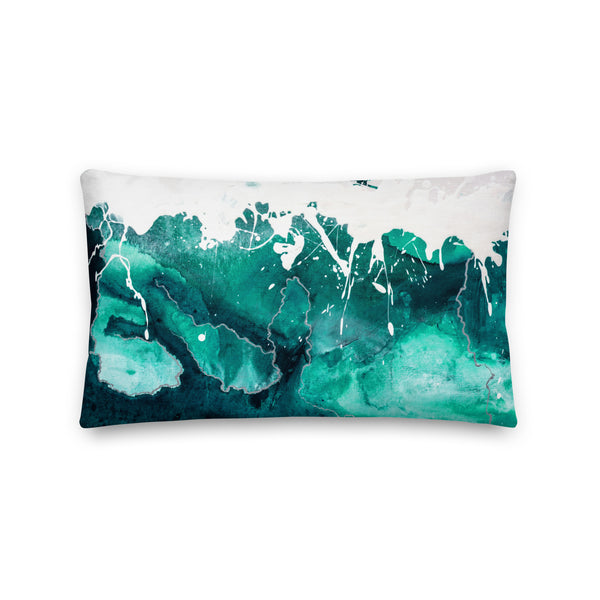 Premium Pillow "Aquatic 2 - 3 Emerald"