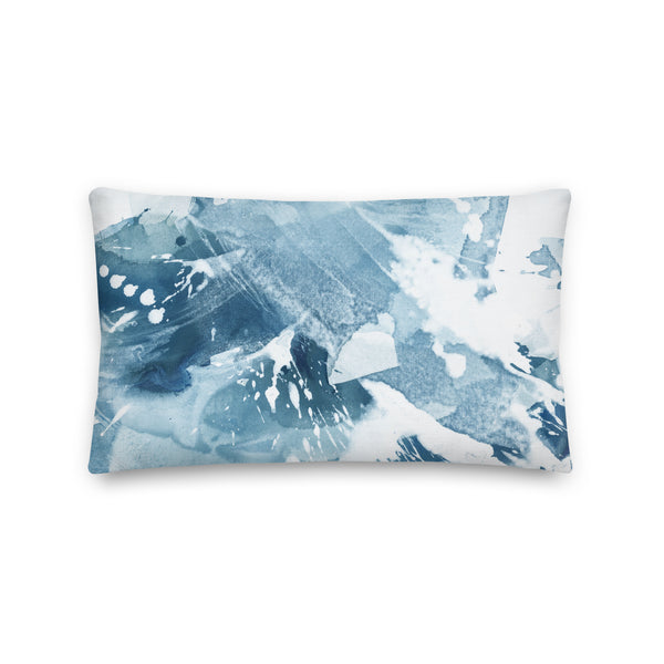 Premium Pillow  "Aquatic 3 Blue"