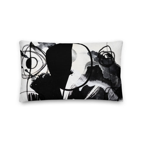 Premium Pillow "Modern Black & White 3 - 4b"