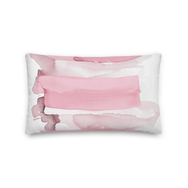 Premium Pillow "Sea Glass - 1 Rose"