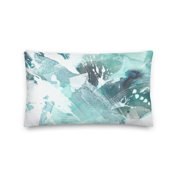 Premium Pillow "Aquatic -2- Sea Glass"